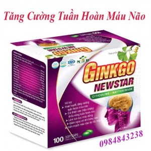 Ginkgo New Star - Tăng Cường Tuần Hoàn Máu Não Và Lưu Thông Máu 